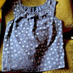 Womens sleeveless purple top-Banana Republic